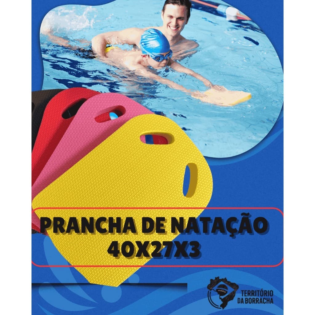 Prancha de Natação EVA  40 cm x 27 cm x 3 cm