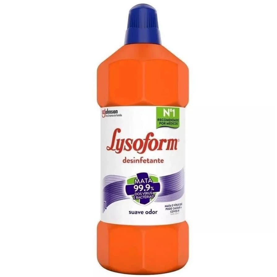 Desinfetante Antibacteriano Lysoform Tradicional Líquido Suave 1L
