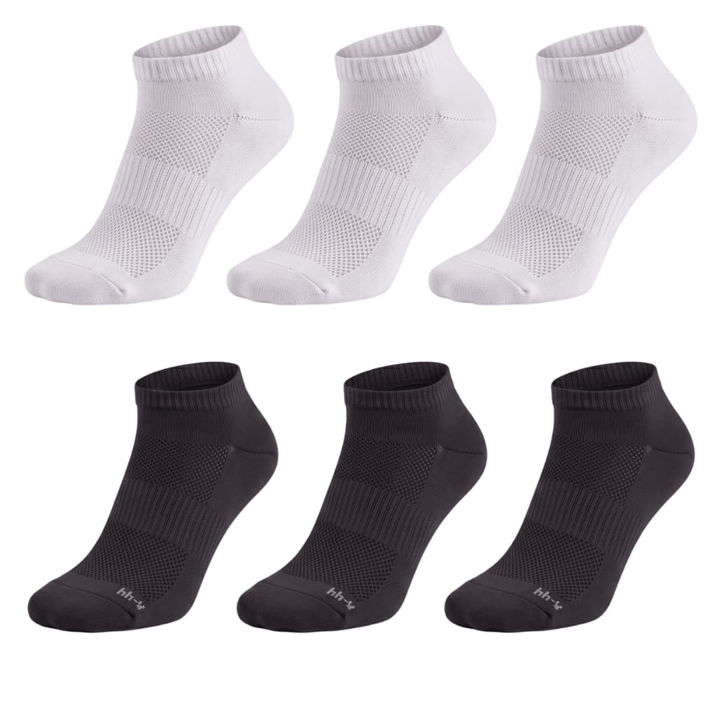 Kit Promoção Meia Soquete Basica Casual Algodão Cano Baixo Meia Preta Branca Respiravel Unissex
