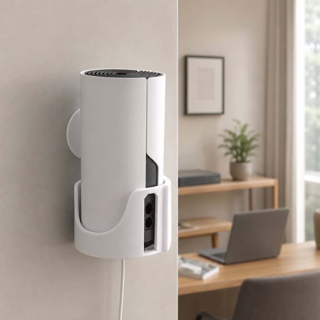 Suporte de Parede Compatível com TP-Link Deco M4 E4 S7 P9 Wi-Fi Mesh