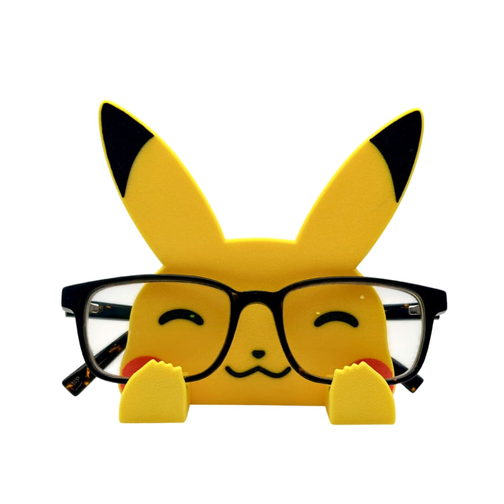 Porta Óculos Pikachu Decorativo - Suporte Criativo Mesa Escritório Presente Geek