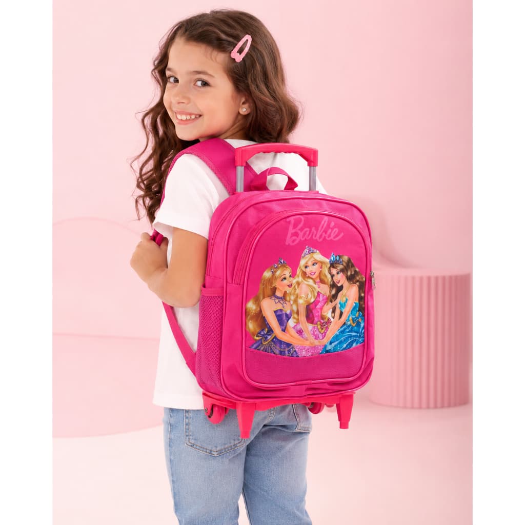 Mochila Rodinha Infantil Pequena Desenho Animado Homem Aranha Princesa Elsa Sonic Stitch Patrulha Bolsa Escolar