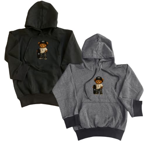 Kit 2 Blusas Moletom Canguru Com Capuz Infantil Menino Confortavel E Estilosa