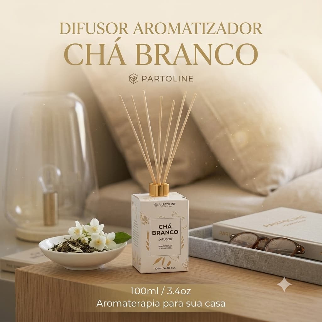 Difusor Aromatizador de Ambientes 250 ml Emporium Aromas Cha Rosa