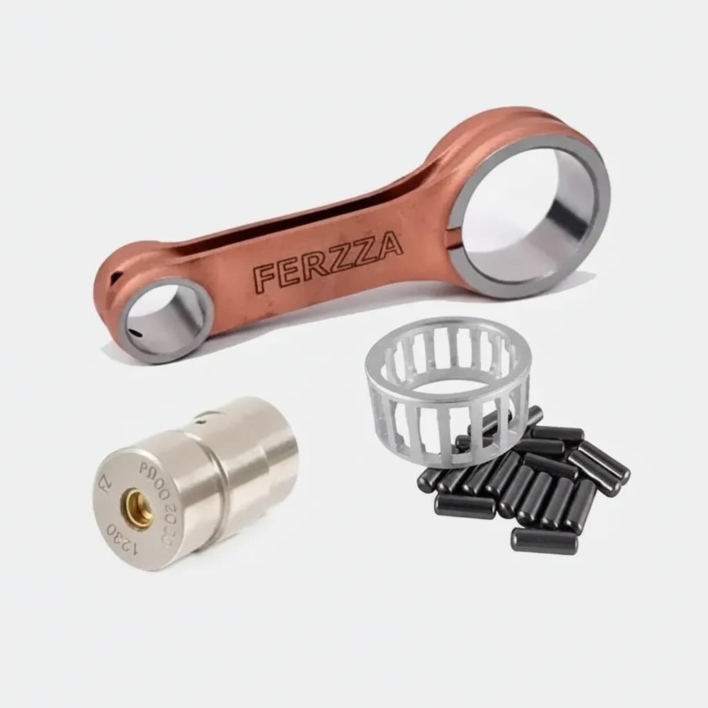 Kit Biela Forjada Crf250f 17mm + Gaiola + Pino Ferzza