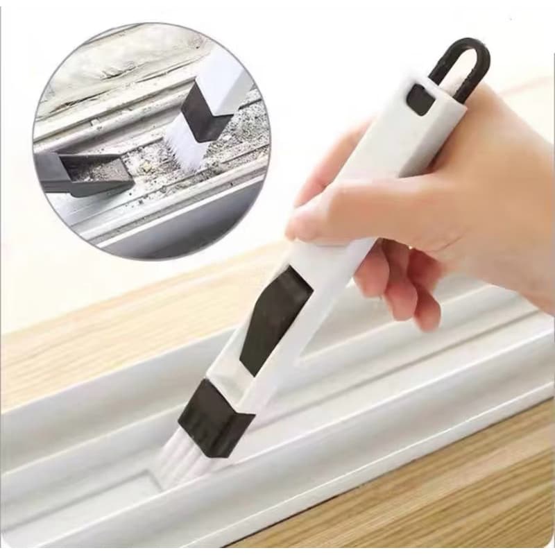 Escova de Limpeza Multiuso para Frestas - Design Compacto, Multiuso, Cor Sortida