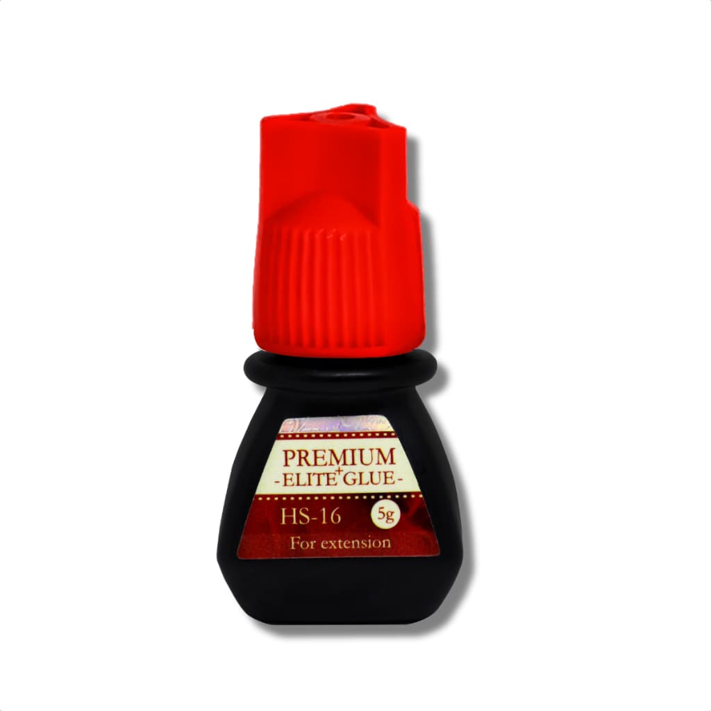 Cola para Extensão de Cílios Elite HS16 5ml Black Glue Preta Consistência Fina Pro