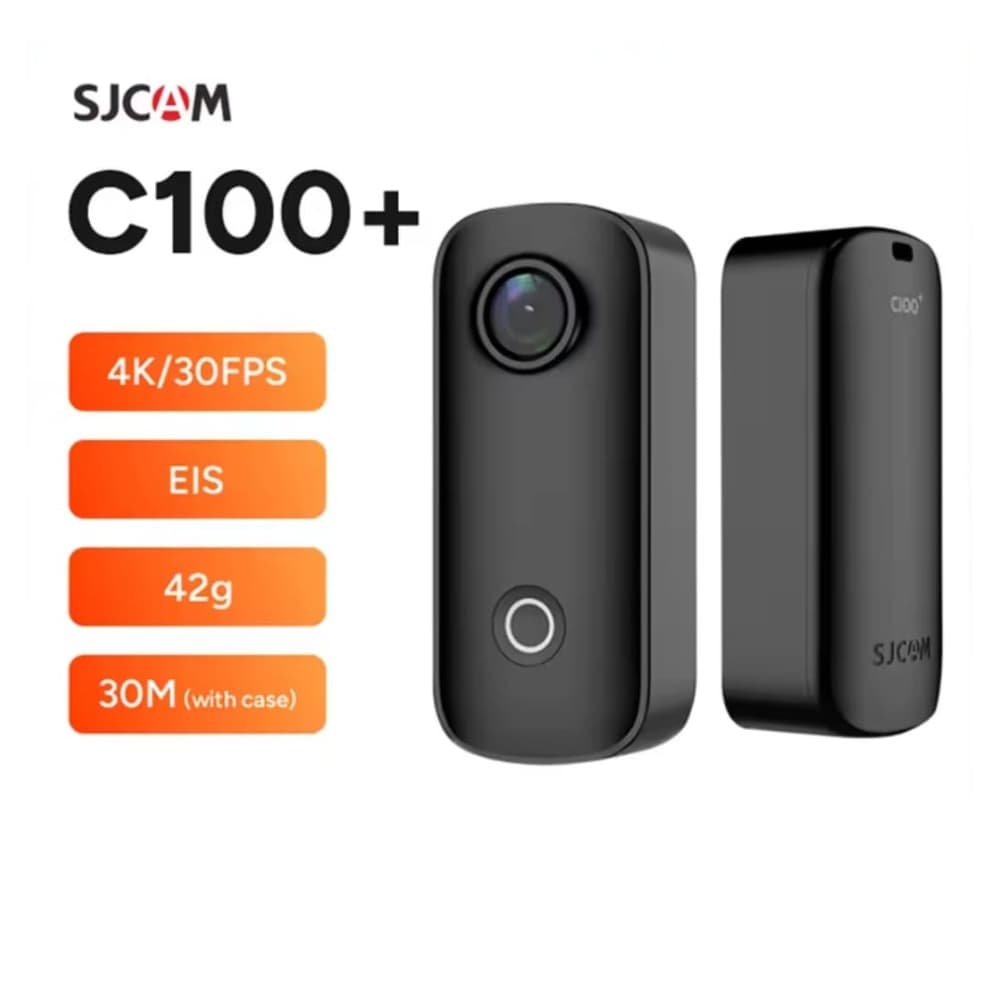 Câmera De Ação SJCAM C100 + Plus 4K WiFi Vlog Moto Capacete Original