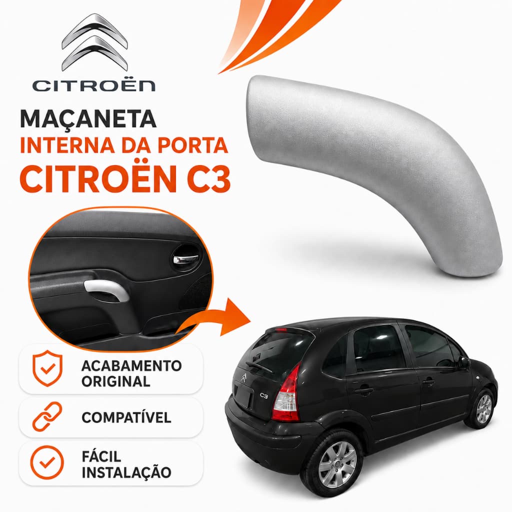 Para Citroen C3 Alça Puxador Do Citroen C3 Porta Interna Maçaneta padrão original