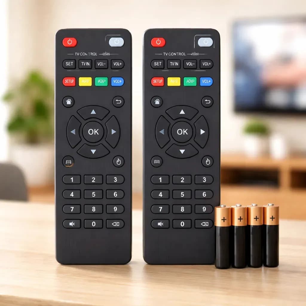 Controle Remoto Compatíveis C/ Tv Box Pro 4k + Pilhas Botões Inteligente Envio Imediato