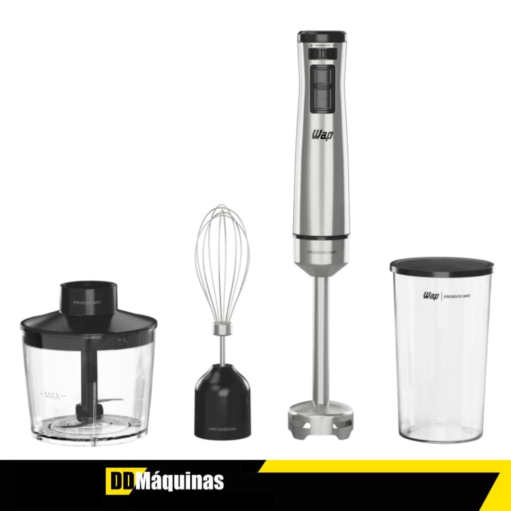 Mixer 3 em 1 Processador Portátil Inox Prosdócimo WM1 220V - Wap