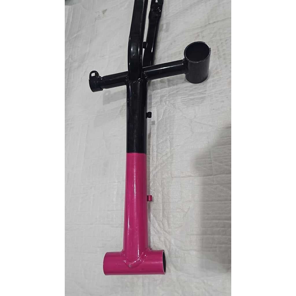 QUADRO AÇO CARBONO DA CALOI PRETO COM ROSA ARO 16