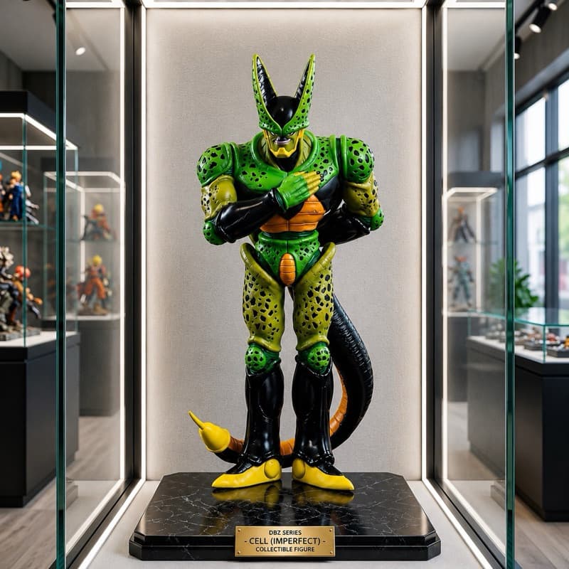 Action Figure Cell Segunda Transformação Com 29Cm Dragon Ball Z Cell Absorção