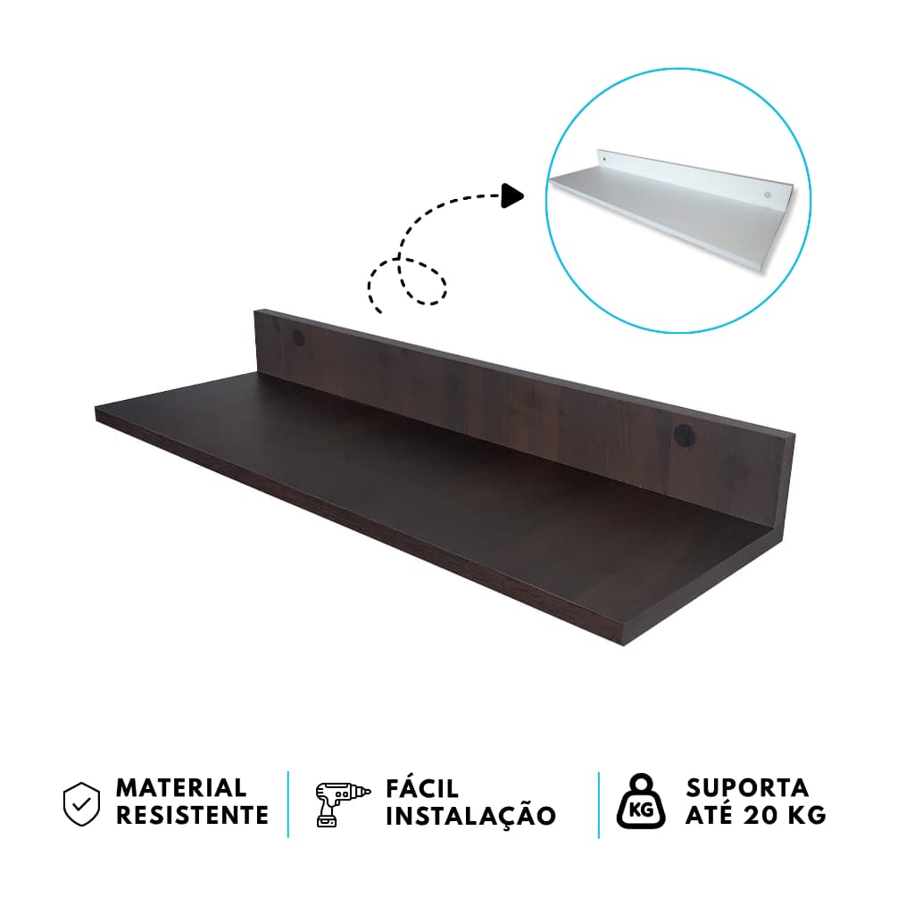 Prateleira Simples Parede Decoração Organizador Sala Cozinha