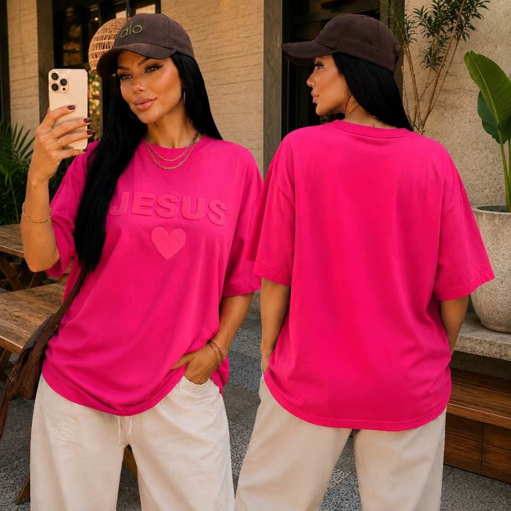 Blusa Feminina Estampada e Frases Algodão Premium Gola Redonda Manga Curta Várias Cores Blusinhas Tshirt