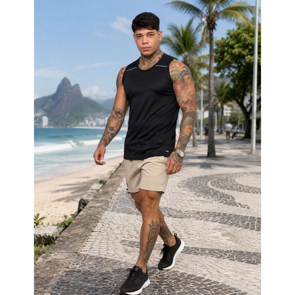 REGATA MASCULINA DRY FIT BARATA