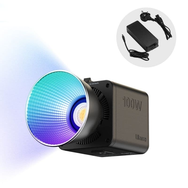 Luz de vídeo Ulanzi COB de 100 W com bateria integrada RGB