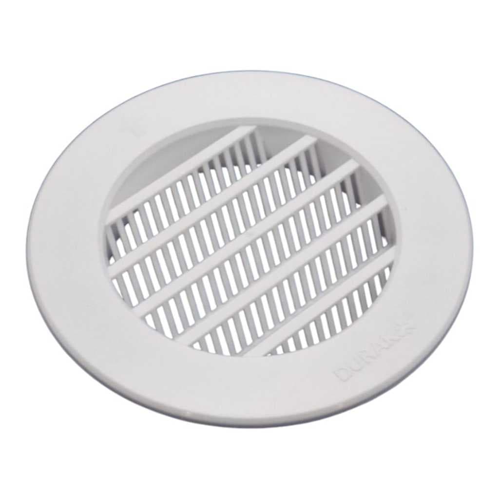 Kit 08 Grades Grelhas Ventilação Redonda 100mm Tela Anti Inseto Fácil Instalação