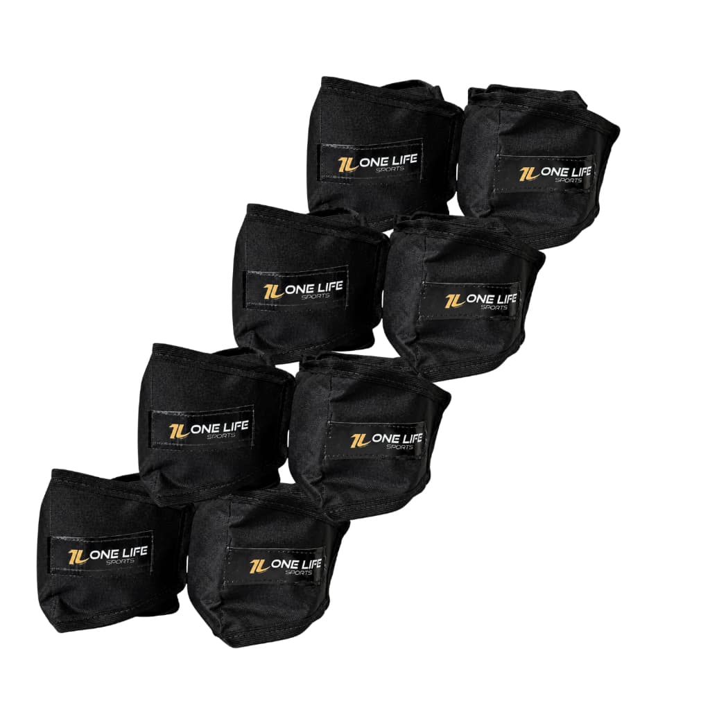 kit Caneleiras Profissional Peso Tornozeleira 2kg 3kg 4kg 5kg Musculação Academia Treino Cross