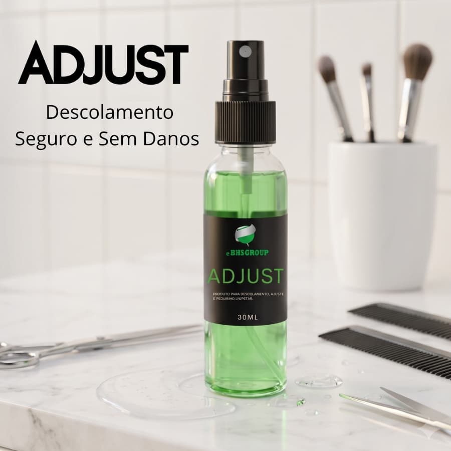Removedor Adjust 30ml Remoção Rápida E Eficiente Para Próteses Capilares E Perucas