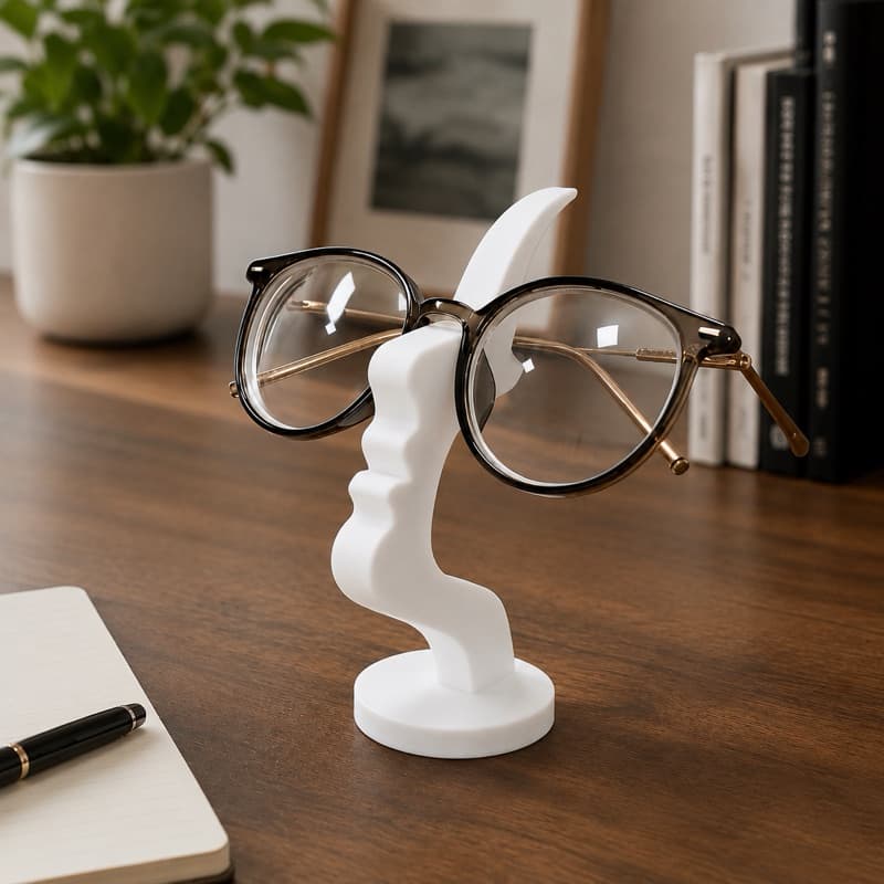 Suporte para Óculos Decorativo – Organizador de Mesa | Design Moderno