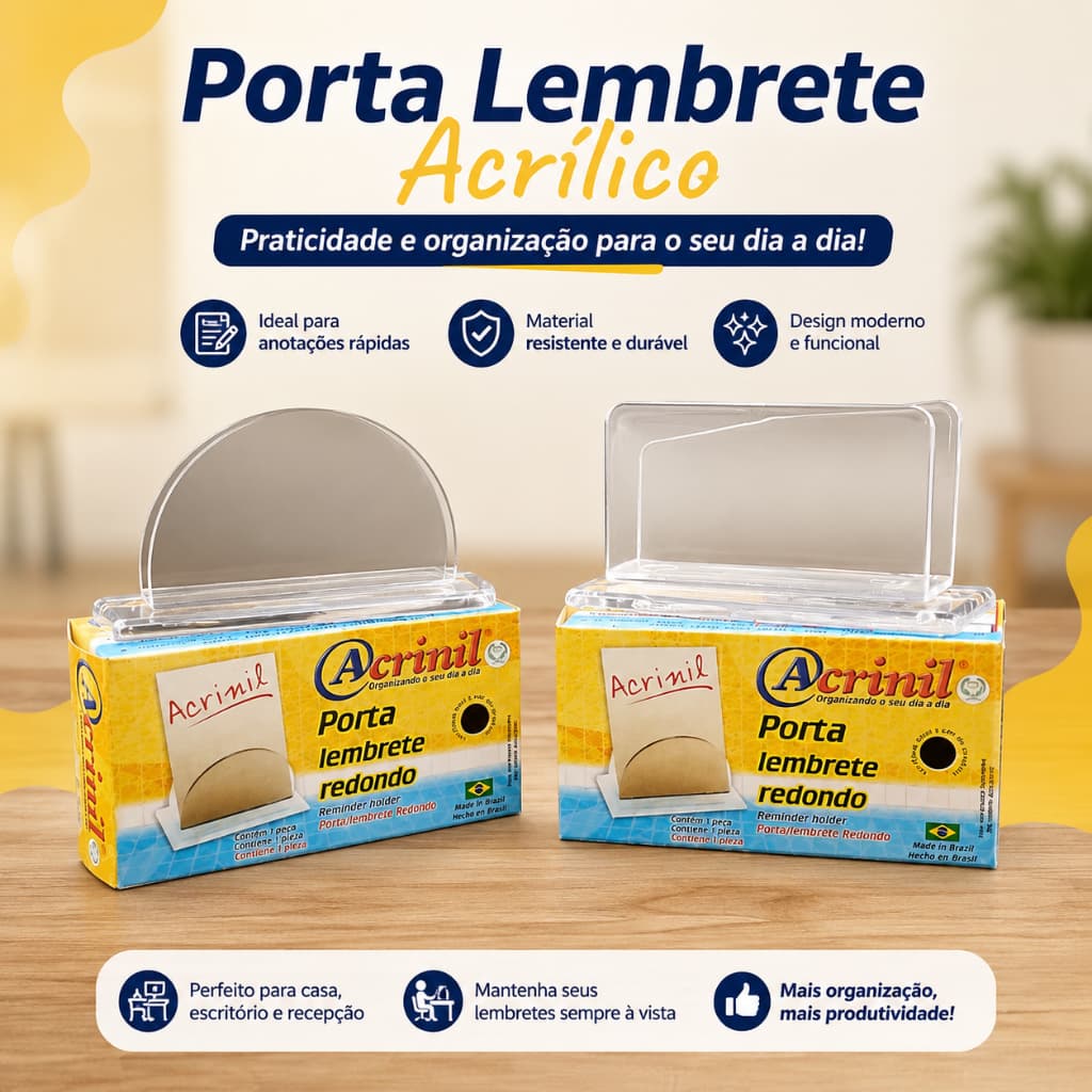Porta Lembrete Acrinil