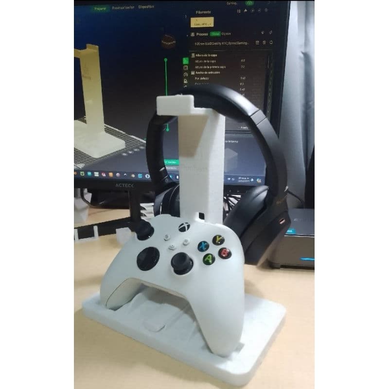 PORTA FONE + CONTROLE + PILHAS + PENDRIVE - Organizador Gamer 4 em 1 🕹️