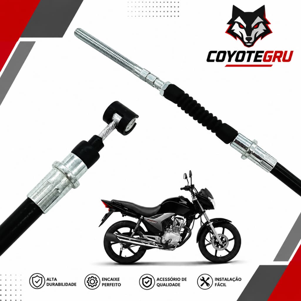 Cabo De Freio Dianteiro Honda CG 150 Titan Mix 2009 A 2013  Fan  CG 125 2009 a 2013 Allen Ref. Original