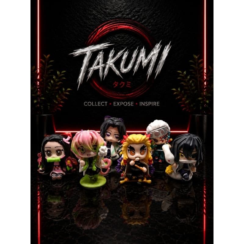 Mini Figure Demon Slayer Kimetsu no Yaiba 7-8cm PVC | Tanjiro, Nezuko, Zenitsu, Inosuke e Mais