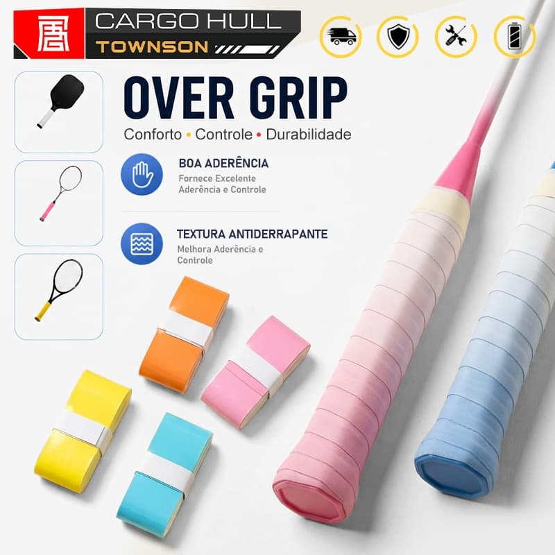 Overgrip Raquete 5 Pçs/Set Para Tênis Tennis Padel Beach Badmington Pickleball Pro Comfort