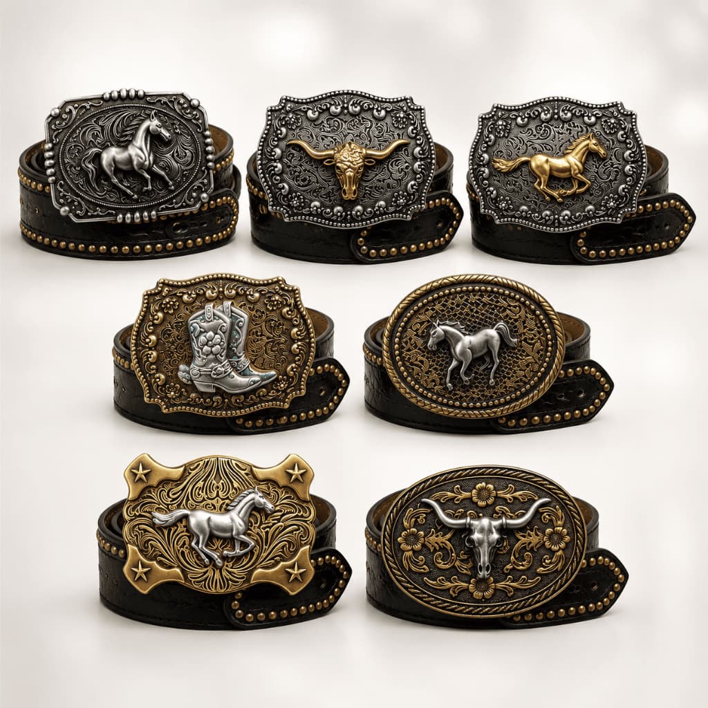 Cinto Country Masculino e Feminino | Fivela Western Premium Perfeito para Rodeio e Cavalgada