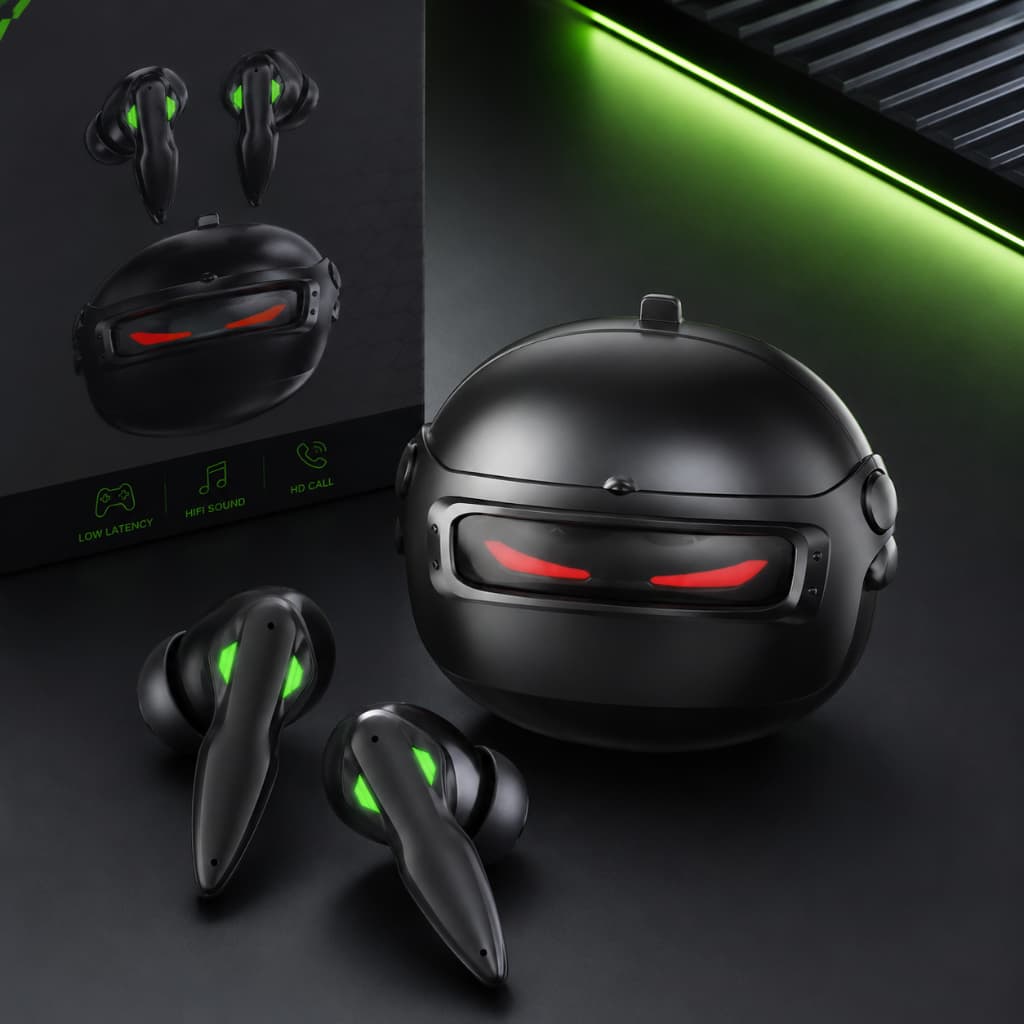 Fone de ouvido Gamer Bluetooth com cançelamento de ruido e Baixa latência H'Maston