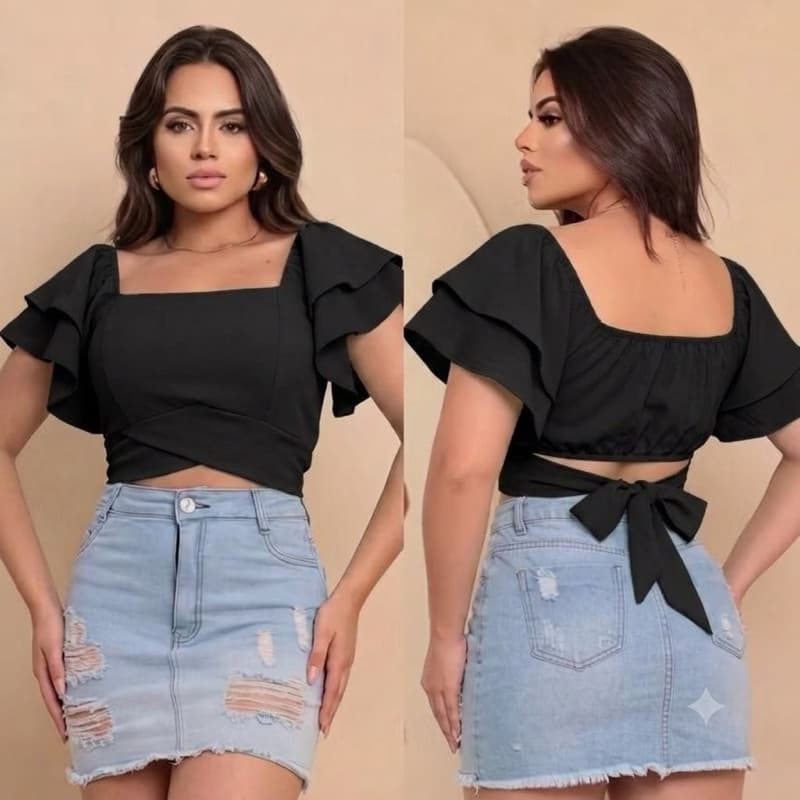 Blusa Alfaiataria Feminino com Social em 3 Cores Elegantes para Versatilidade no Estilo