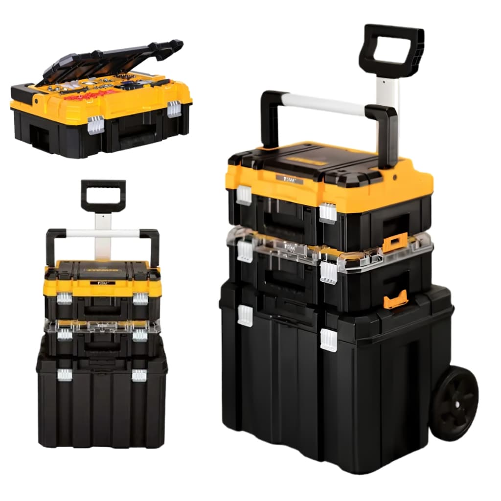 Caixa de Ferramentas Modular Até 50Kg Kit Profissional