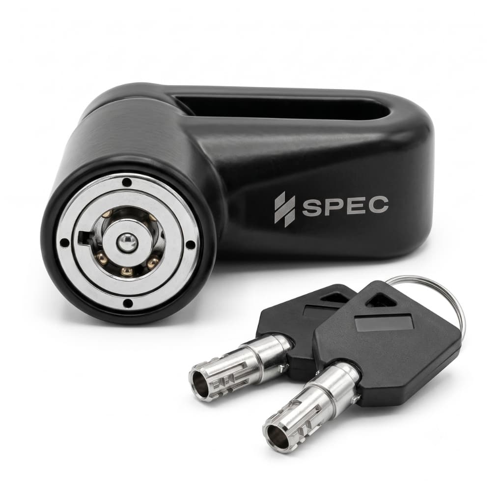 Trava de Disco Para Moto Antifurto Universal, Pino 5mm com 2 chaves