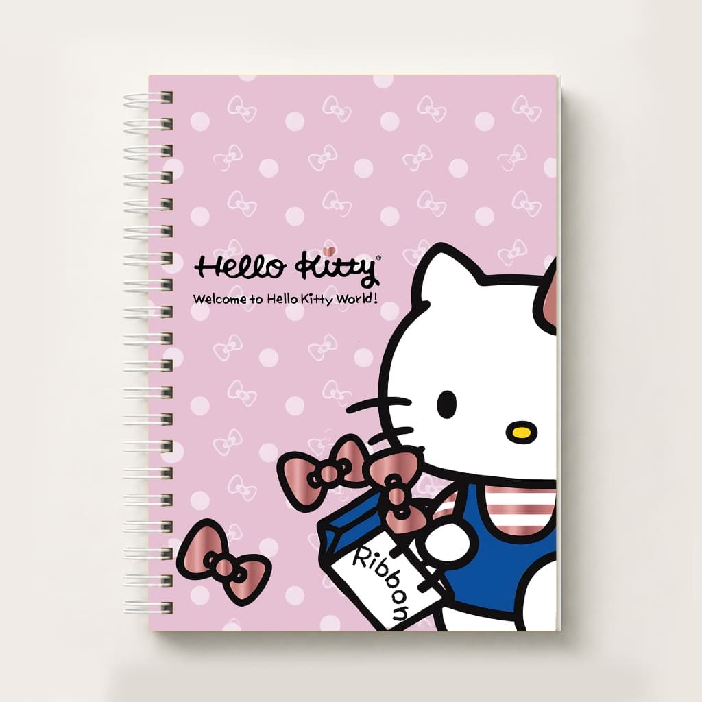 Caderno Personalizado A5 Hello Kitty – Envie o Nome no Chat | Caderno de Oração, Anotações