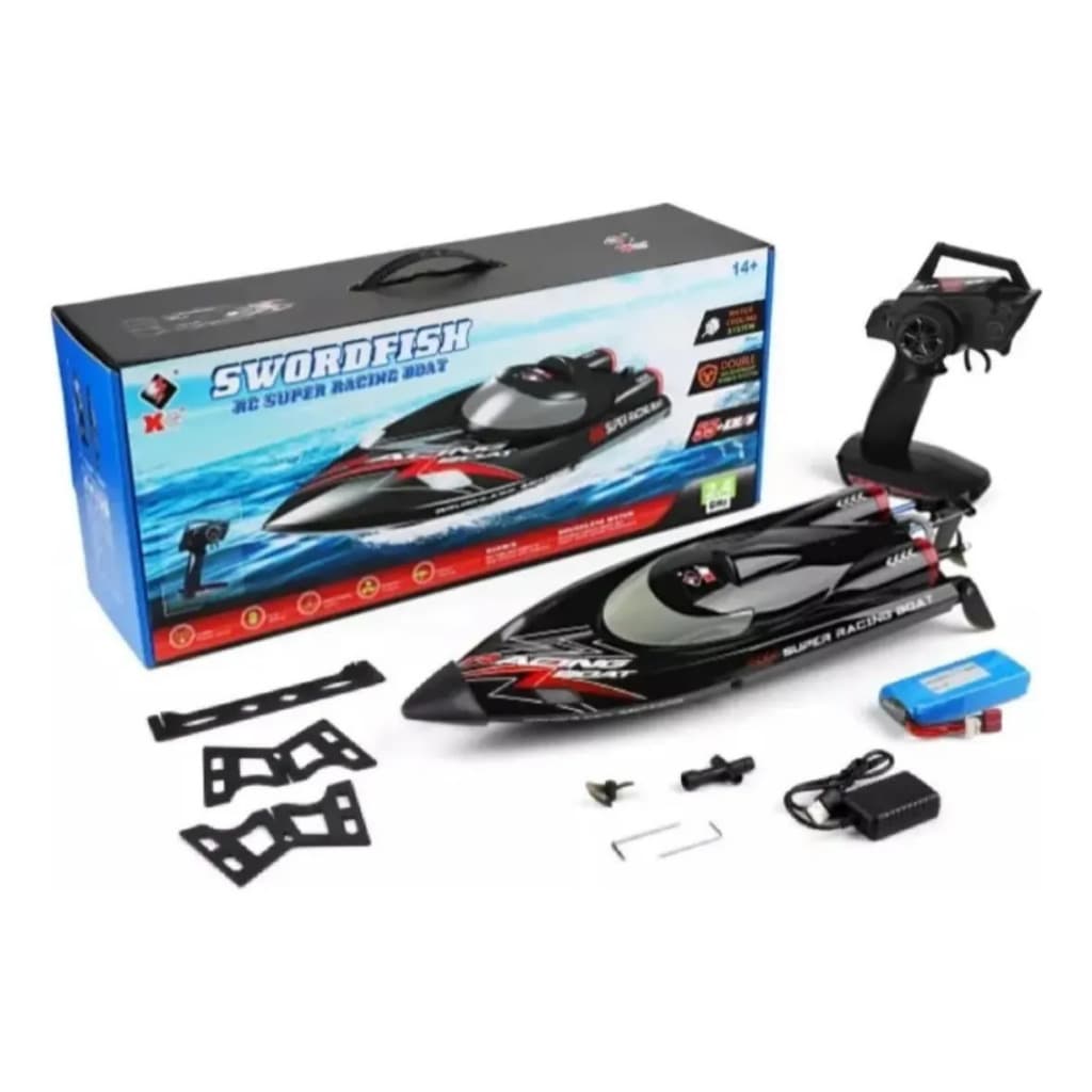 Lancha De Controle Remoto Wltoys Wl916 Brushless 3s 55km