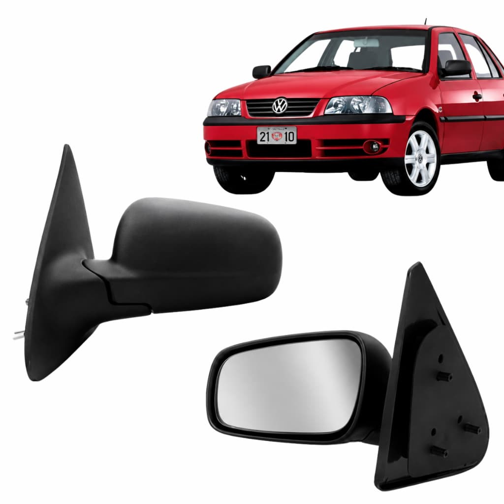 Retrovisor Gol Parati Saveiro G3 G4 1999 2000 2001 2006 2007 2008 2 Portas Sem controle