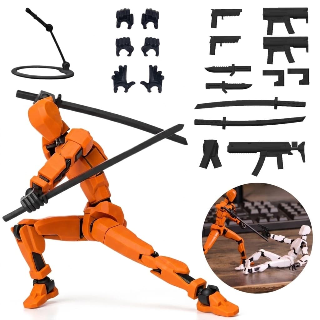 Boneco Dummy 13 Articulado Montagem 3D Presente Criativo Crianças Artistas Anatomia Stop Motion Desenho Ilustração