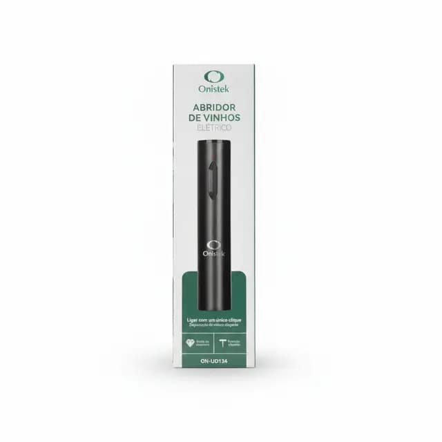 Abridor de Vinhos Elétrico Saca Rolhas Automático