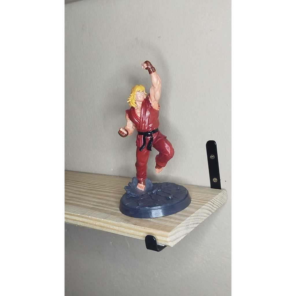 Action Figure Ken Street Fighter 17cm Impresso em 3D Pintado à Mão Rico em Detalhes Colecionável