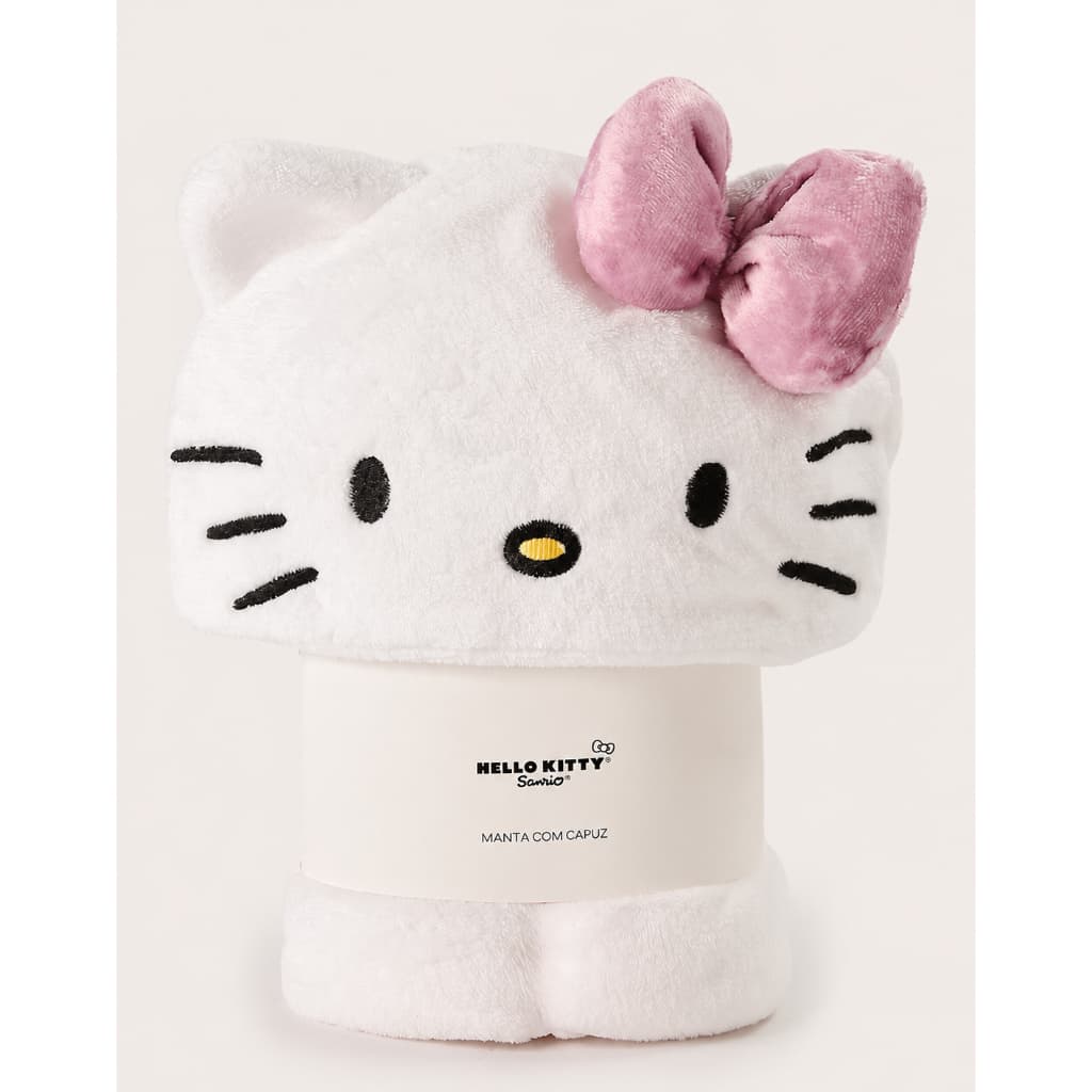 Manta com capuz Hello Kitty