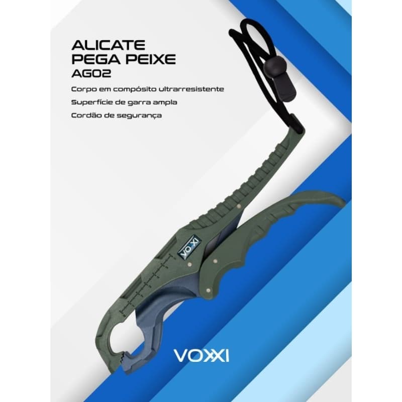 Alicate Pega Peixe VOXXI | SAINT Flutuante – Nylon Reforçado com Fibra de Vidro, Trava de Segurança e Cabo Ergonômico