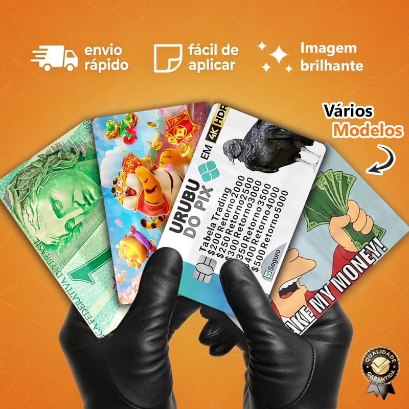 Adesivo Película Para Cartão Memes, Humor, Presente – Skin Card Personalizado