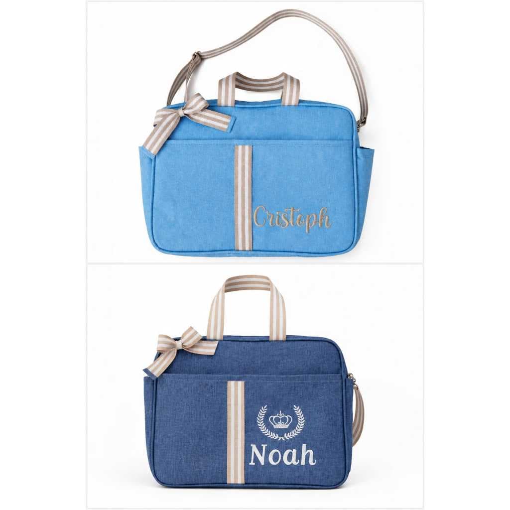 Bolsa Bebê Grande para Passeio Viagem e dia a dia Impermeável Personalizada