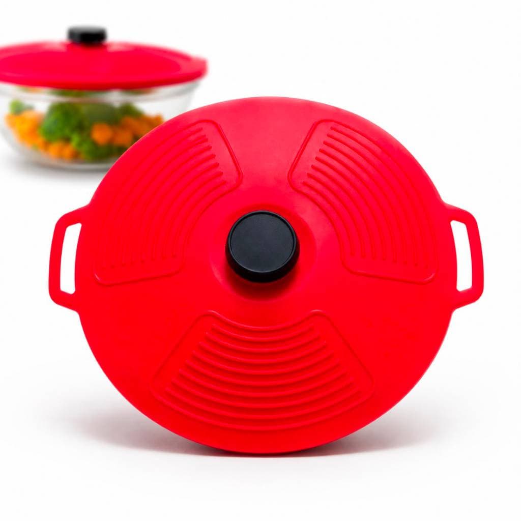Tampa de Silicone Universal 22cm para Panela Anti Respingos Tampa Reutilizável Resistente ao Calor Livre BPA