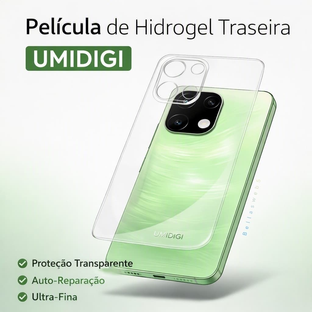Película traseira para UMIDIGi transparente Hidrogel Note 90 5G/Note 90/Note 90A/ Note 90 C