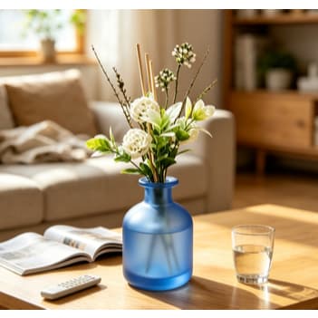Difusor aromatizador de ambiente com essência com flor