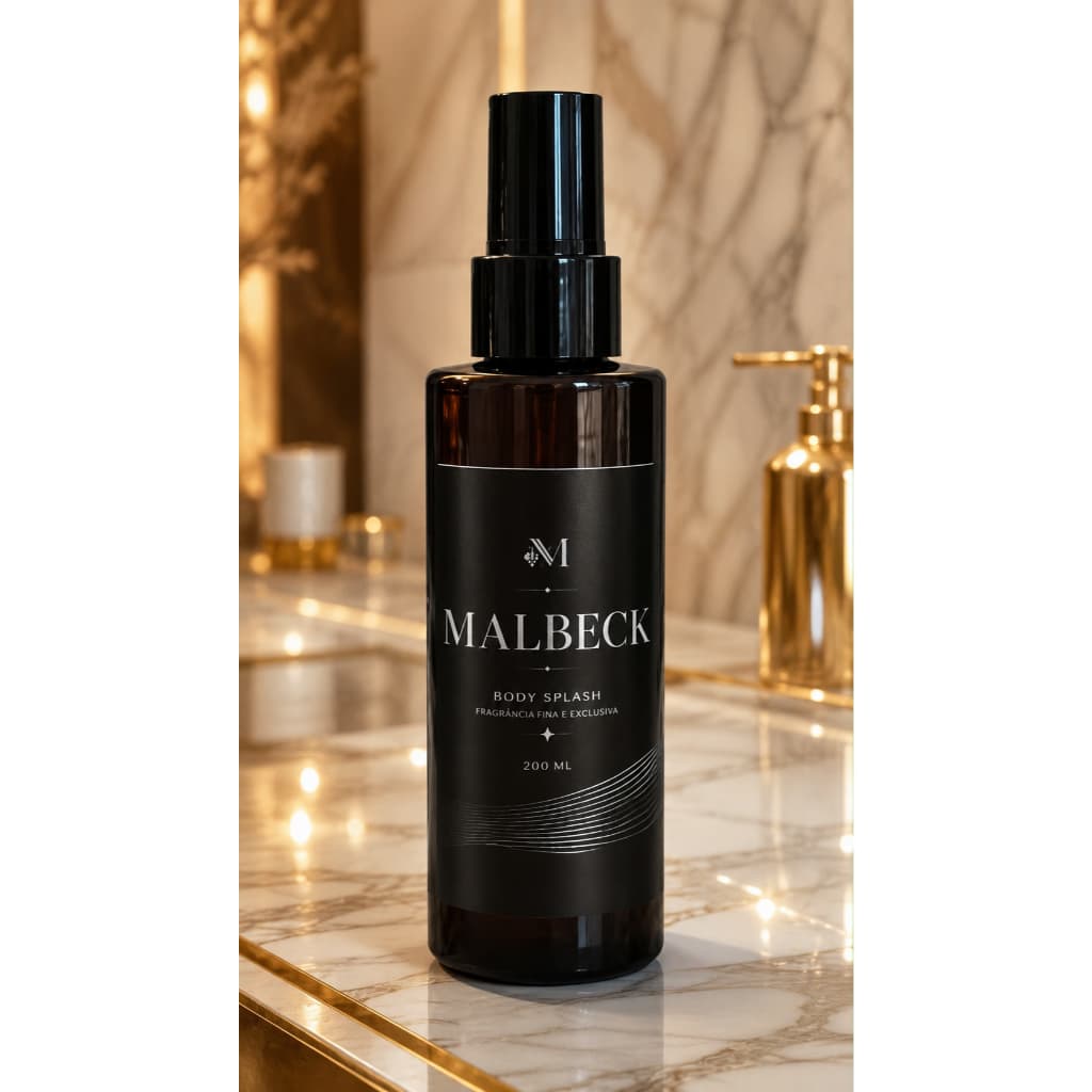 Body Splash Malbeck Masculino 200ml Premium Fixaçao de 6 a 8 Horas