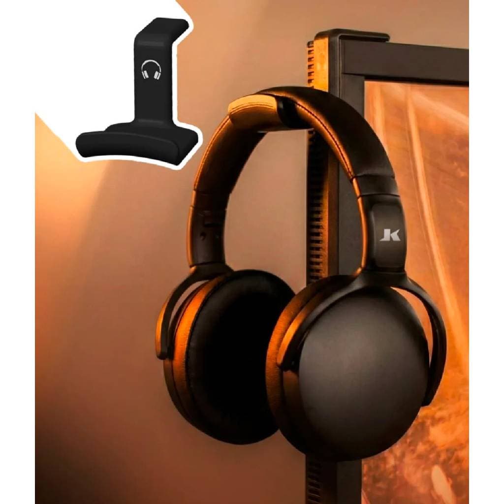 Suporte Fone Headphone Headset Canto De Tela Tv Monitor Ctd